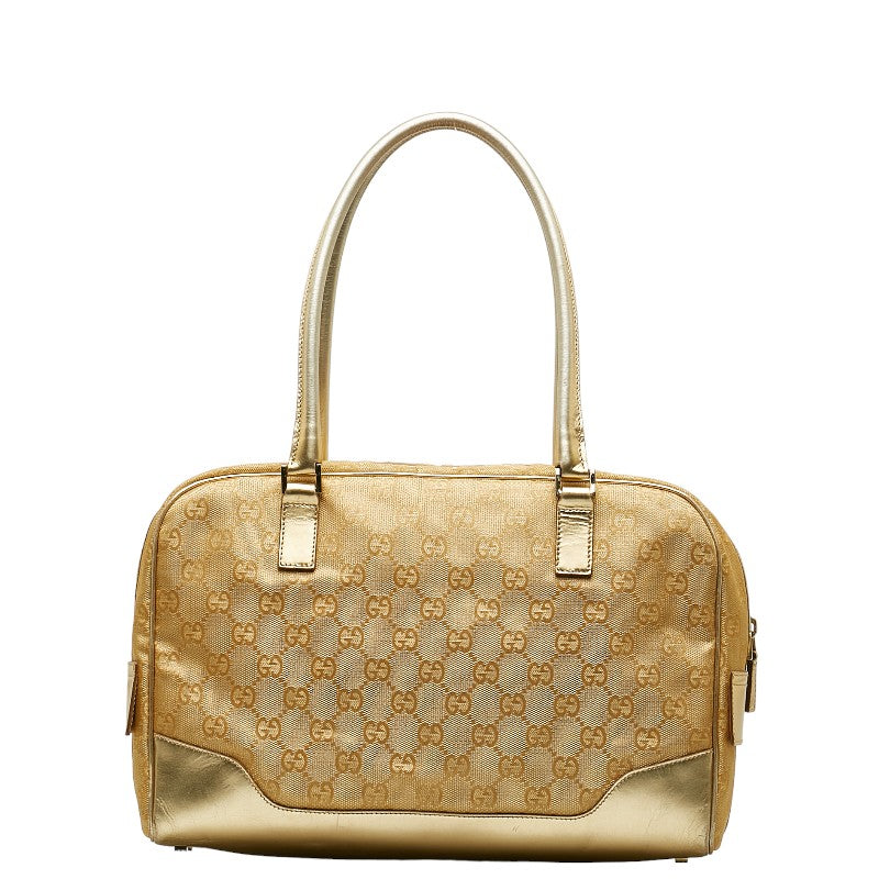 Gucci GG Monogram Tote Handbag 000-0852 2123 Women's Gold Metallic