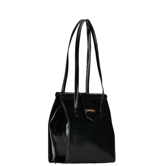 Saint Laurent Tote Bag Black Patent Leather  Saint Laurent