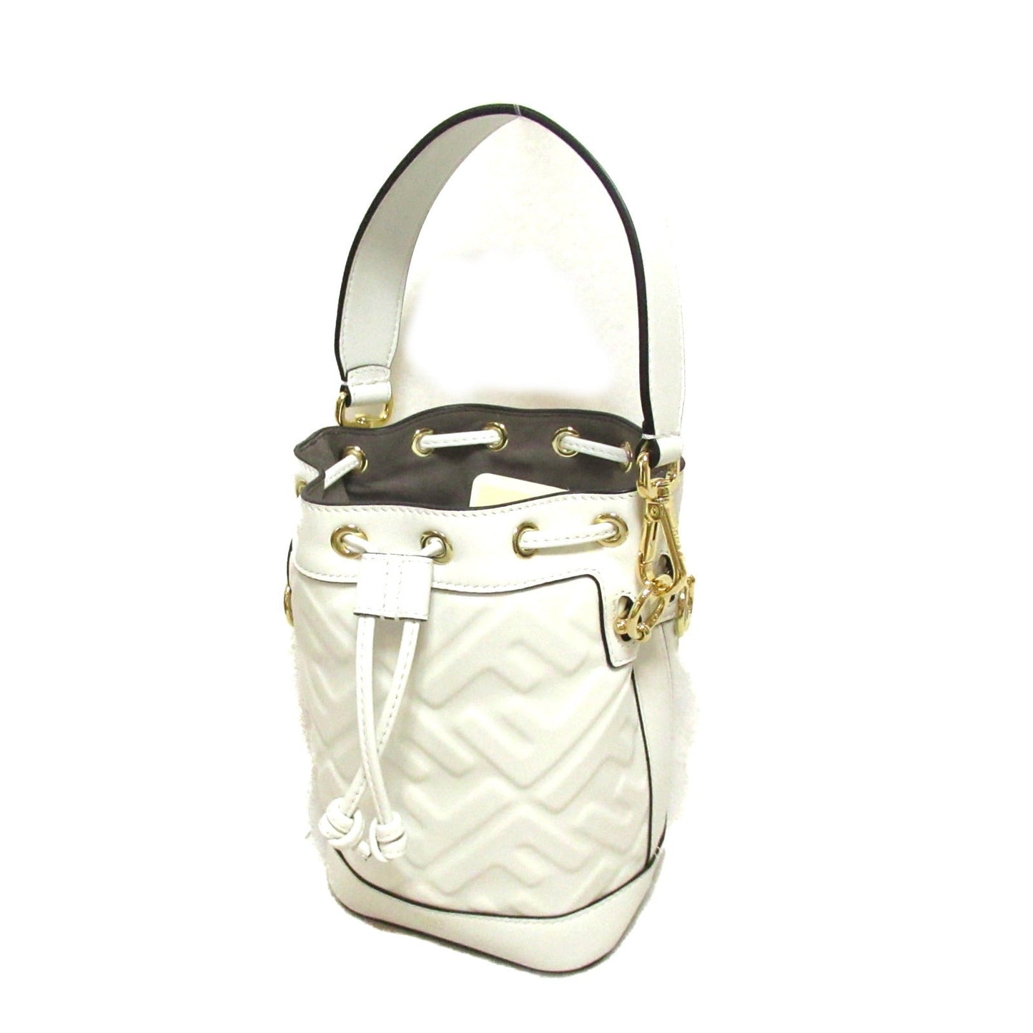 Fendi Fendi Mon Tresor 2w Shoulder Bag 2way Shoulder Bag Leather  White 8BS093ANWTF0QVL