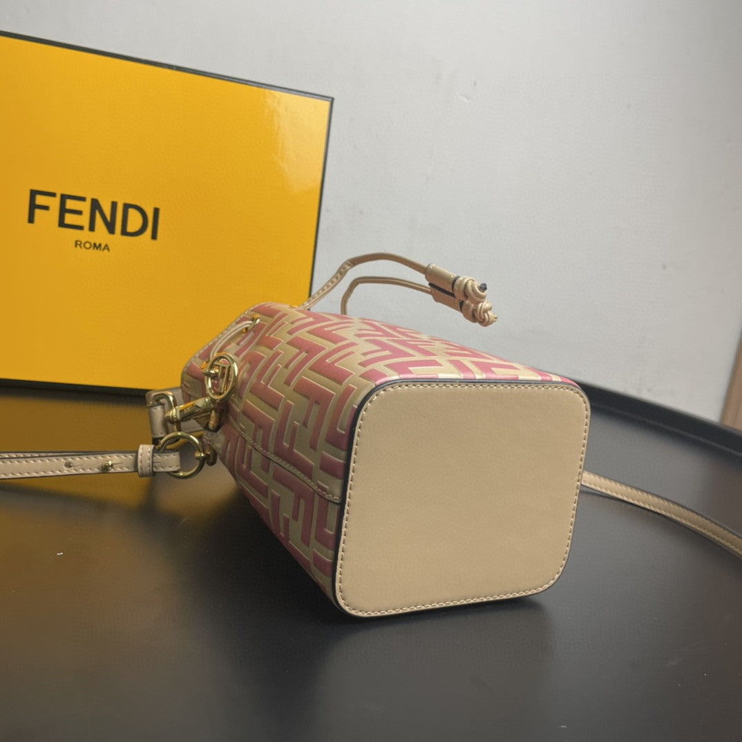 Fendi Mon Tresor Pink Mini Bag For Woman 18cm/7in