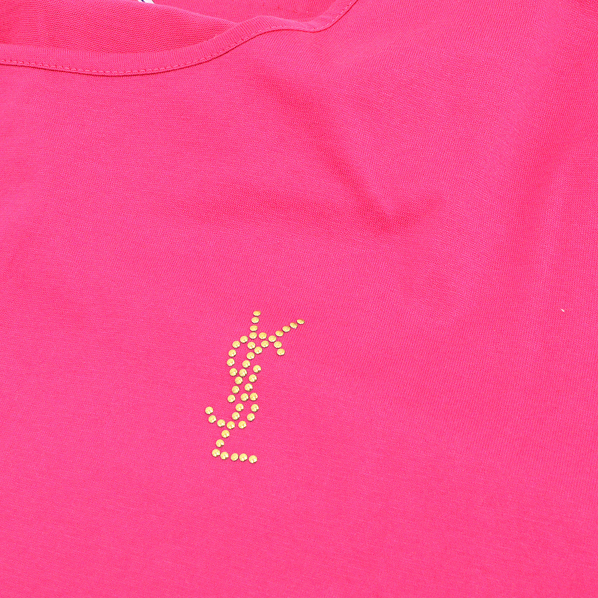 Yves Saint Laurent logo-embellished cotton T-shirt #L