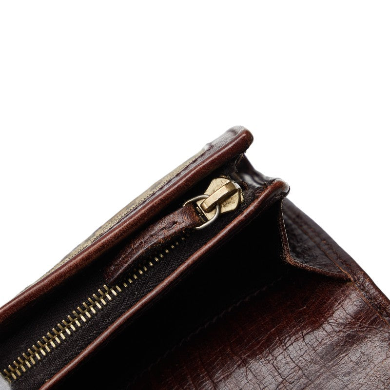 FENDI Zucca Wallet in Leather Brown 8M0029