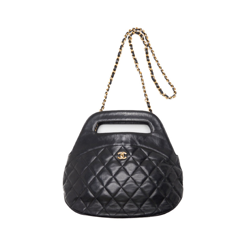 CHANEL CHANEL Matrasse Pushlock 2WAY Chain Shoulder  Black  Shoulder Bag Mini Shoulder Bag  Bag Hybrid 【 Ship】 Ladies Online