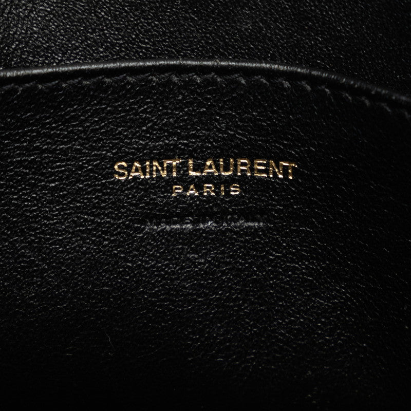 Saint Laurent Monogram Cabas Handbag 2WAY 568853 Black Leather  Saint Laurent