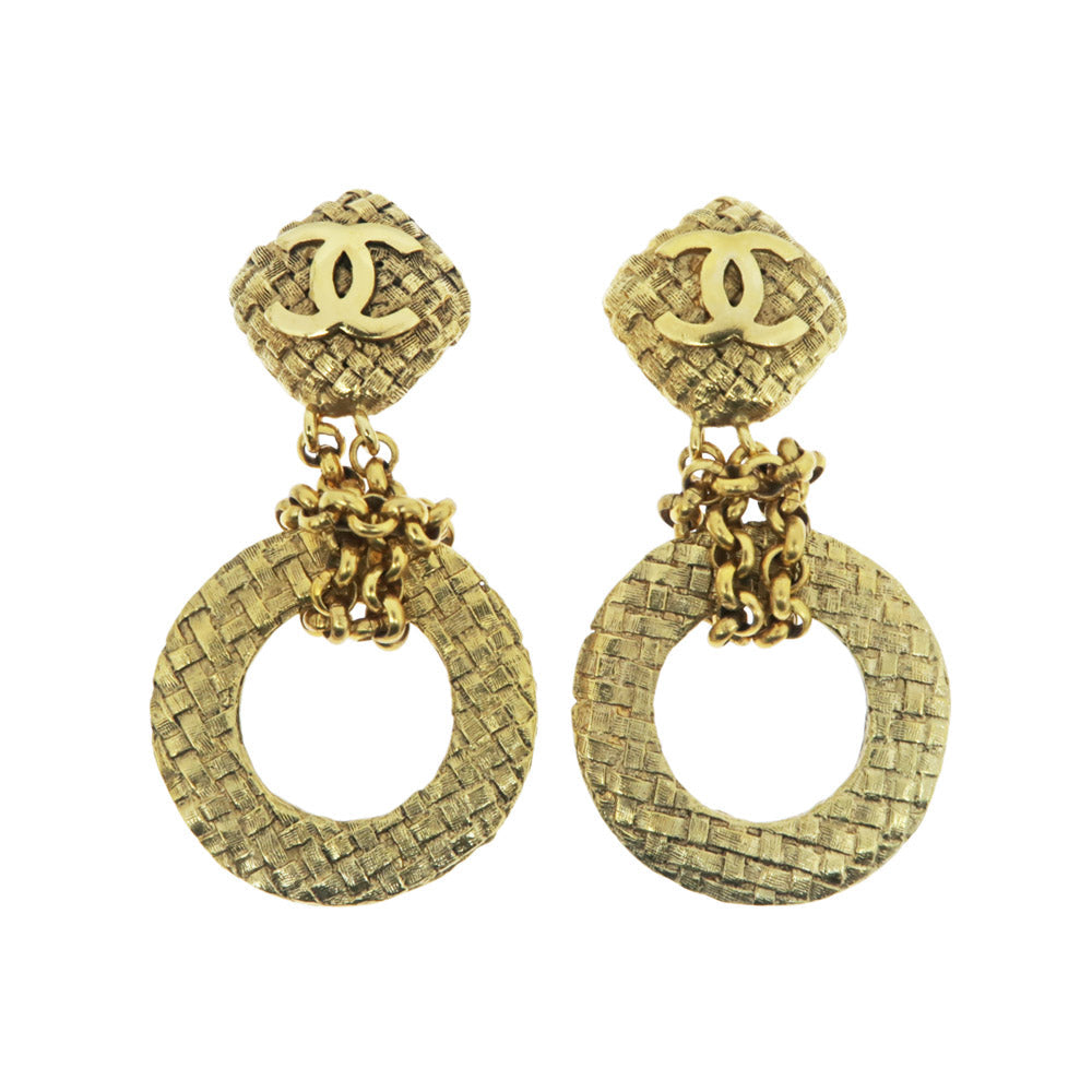 Chanel Hope Earring One Pair Coco CC Mark G Accessories