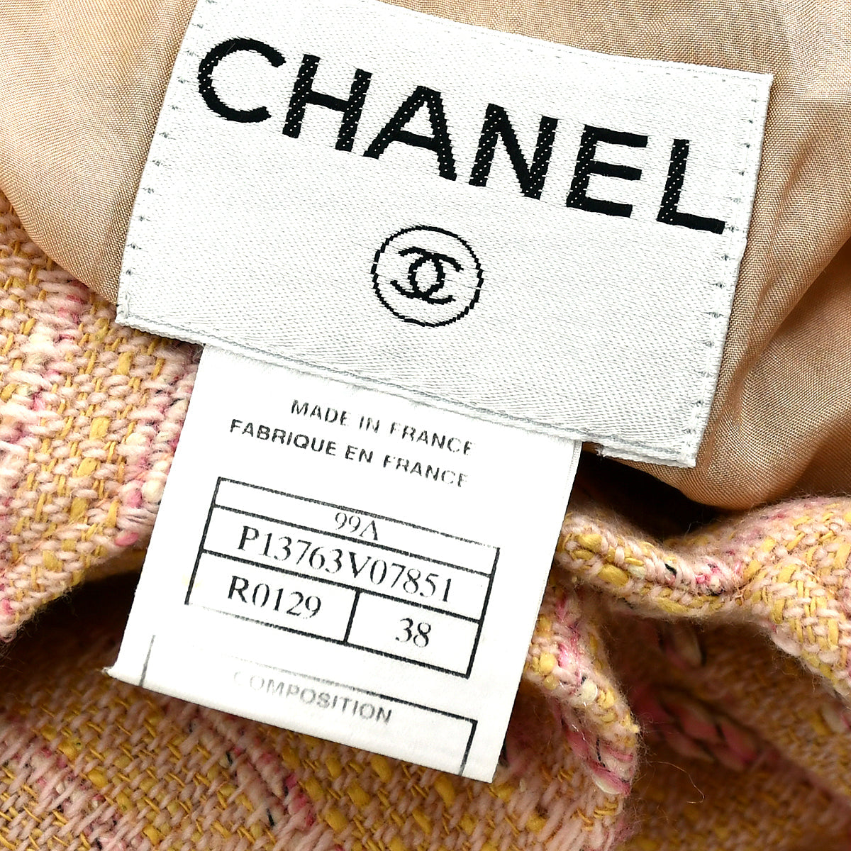 Chanel Jacket Pink 99A #38