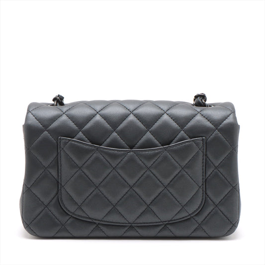 Chanel Mini Matrasse 20  Single Chain Single Chain Bag Grey Black G A69900