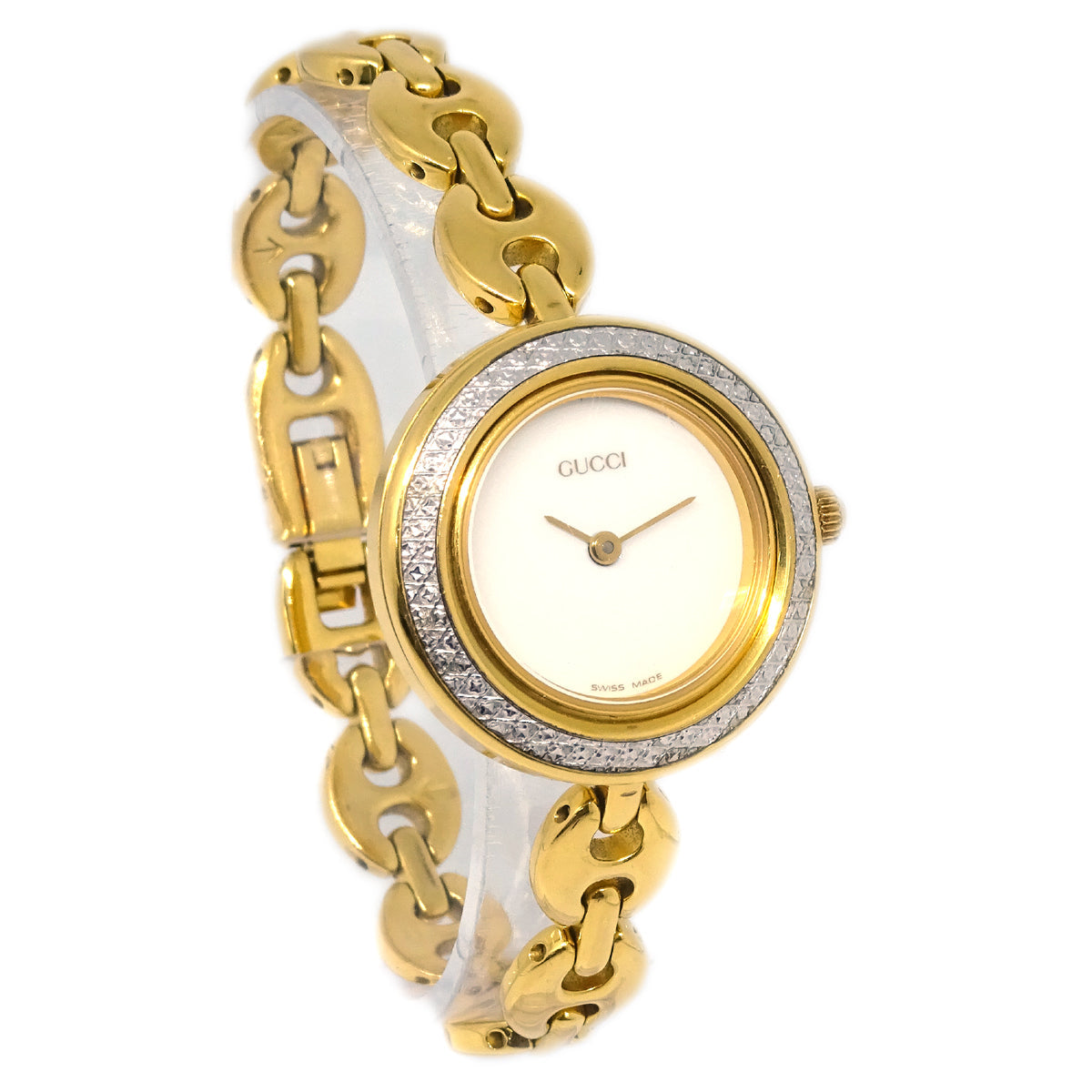 Gucci 11/12.2 Change Bezel Chameleon Watch Gold