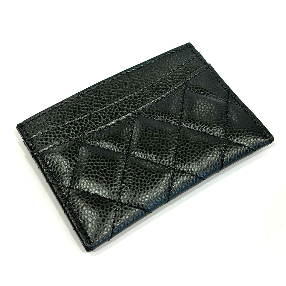 CHANEL Classic Card Case AP0213 Black Caviar S G Coco Matrasse  etc