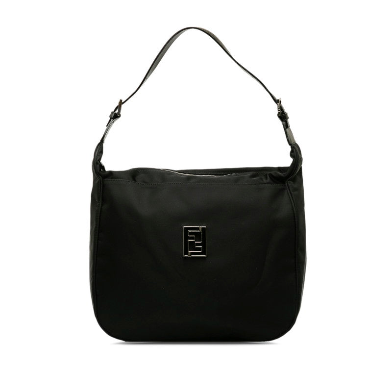 FENDI Tote Bag Shoulder Bag 15328 Nylon Black Ladies