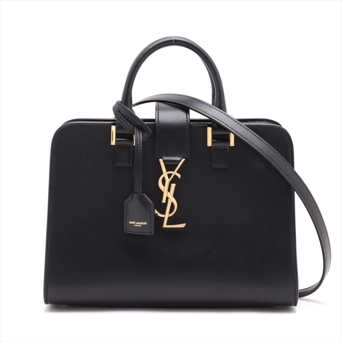 Saint Laurent  Ba Cabus 2WAY Handbag Black 568853