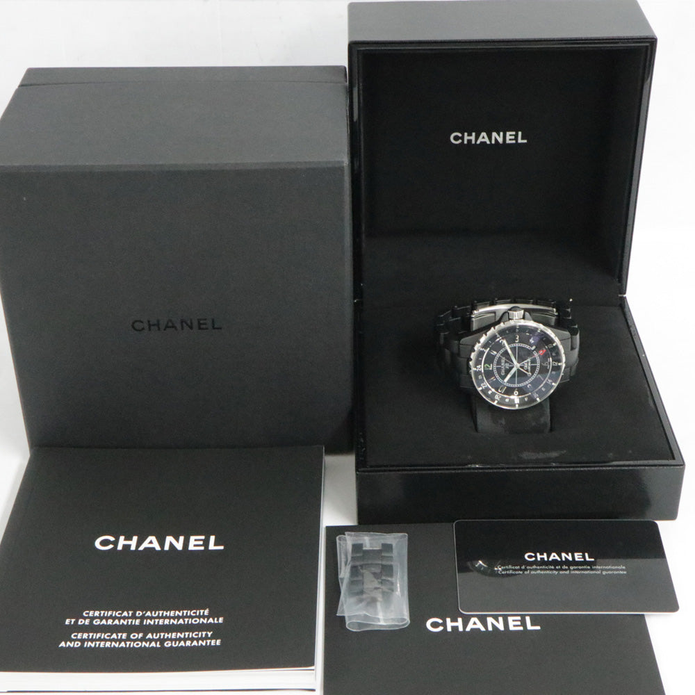 CHANEL J12 GMT 41MM H3101 Black Automatic Ceramic