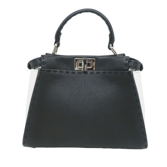 FI Fendi Peacebu Handbag Small Shoulder Black Car Freshers 8BN244