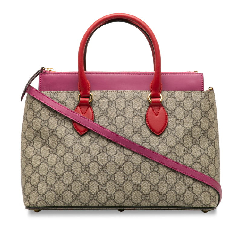 Gucci Beige Pink GG Handbag