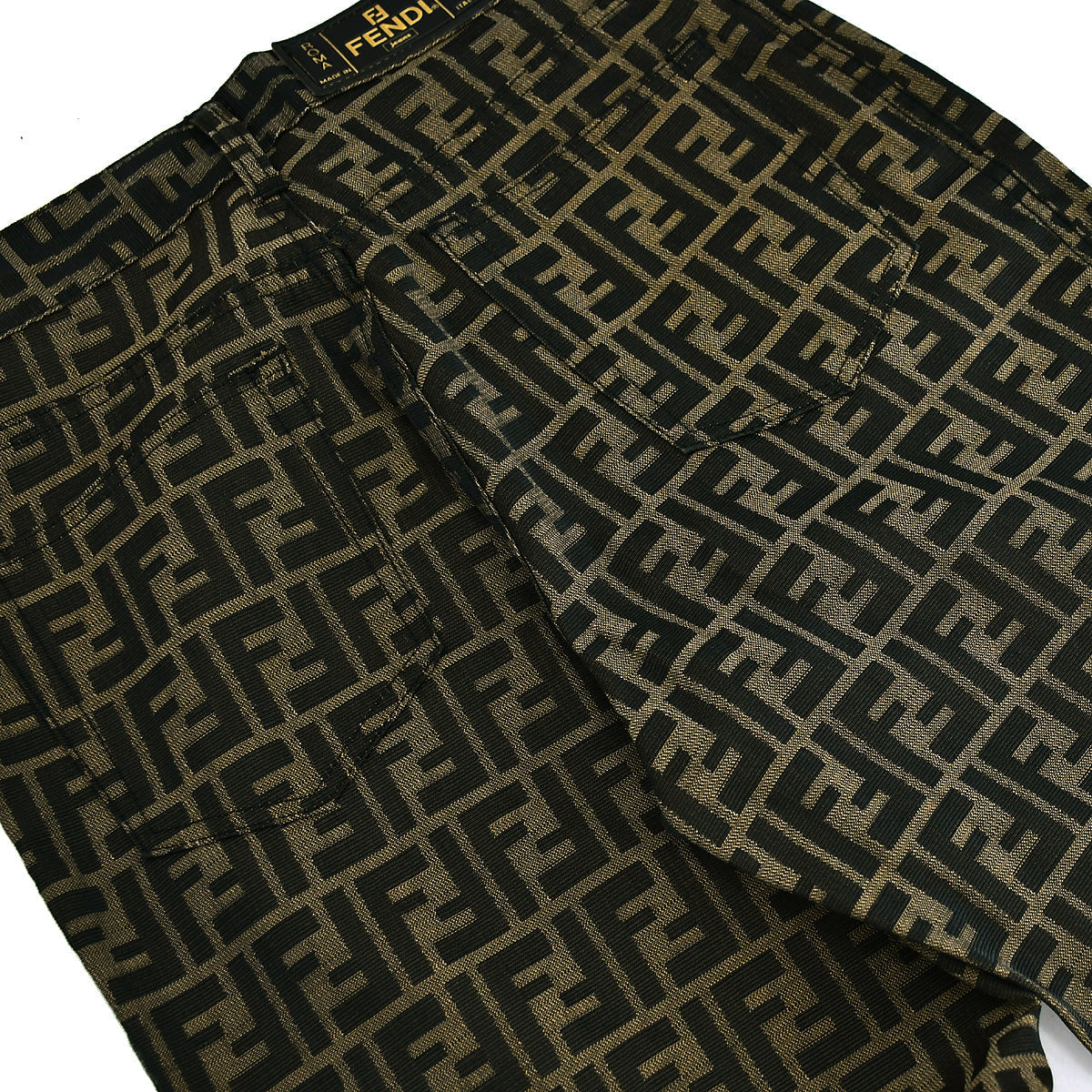 Fendi Zucca Pants Brown #41