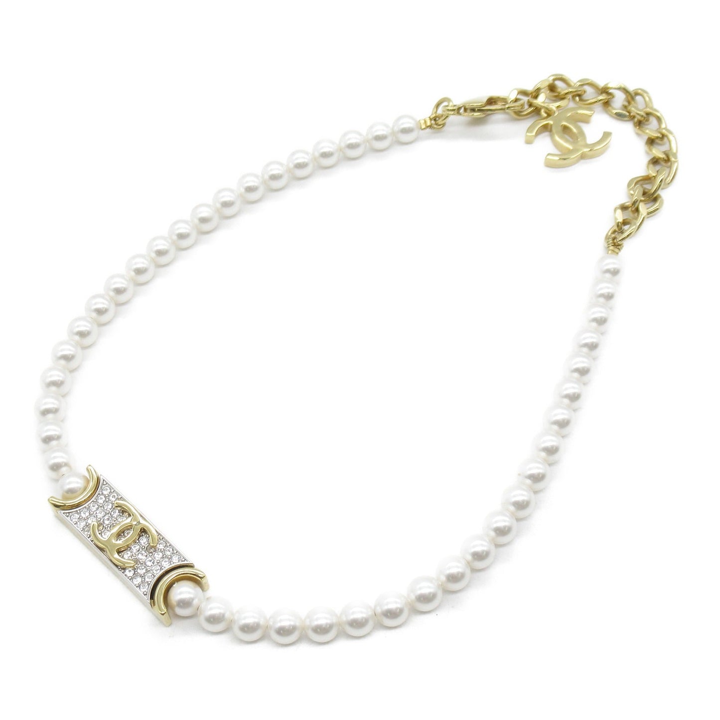 Chanel Choker Pearl B23A Choker Accessoires GP (Gen )  Pearl  White