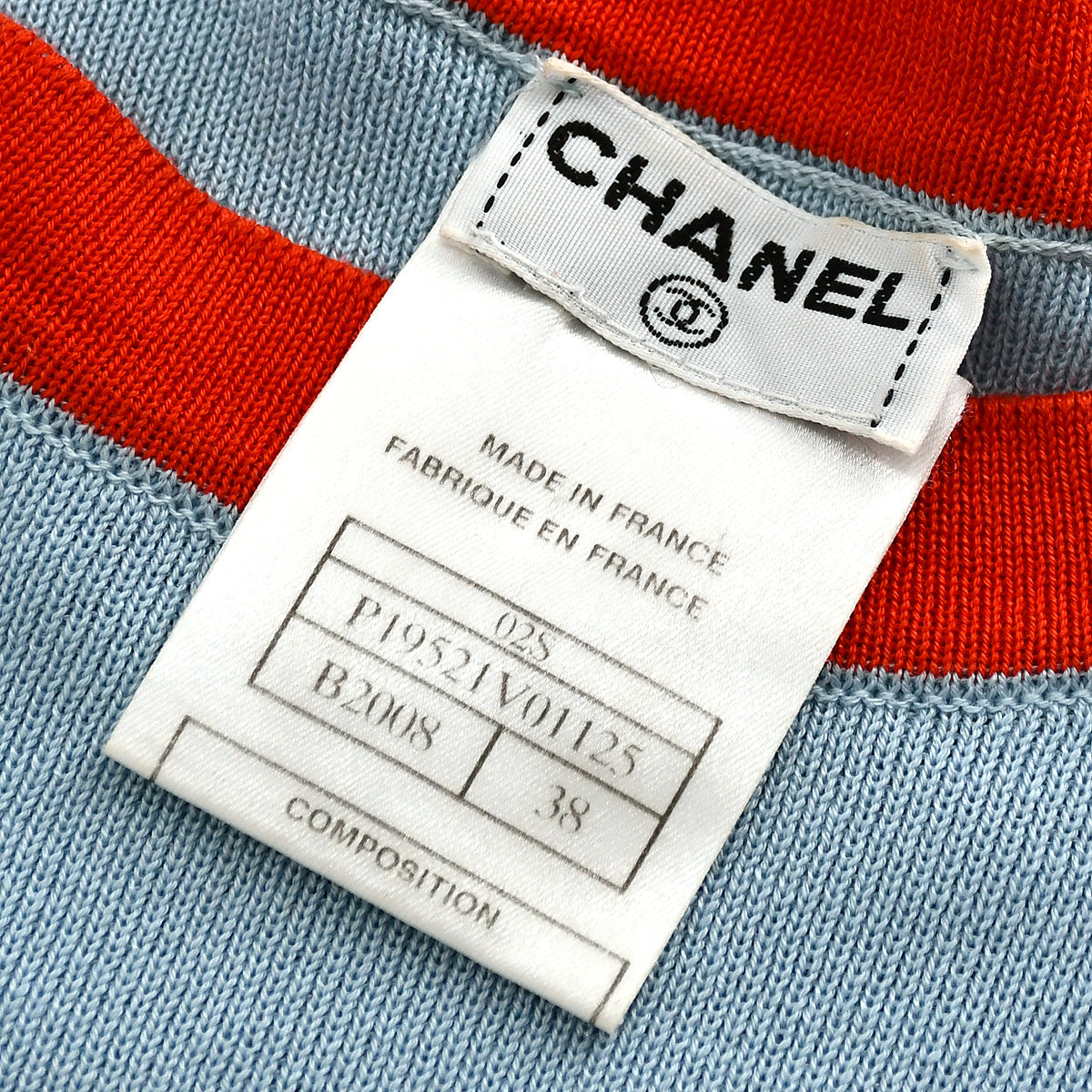 Chanel T-shirt Light Blue 02S #38