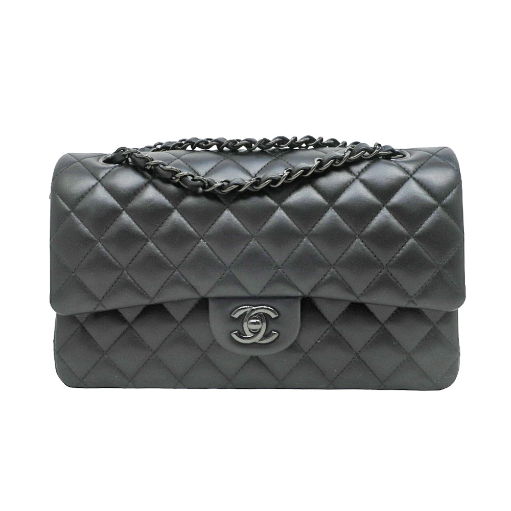 Chanel 25 Chain Shoulder Bag Black Shoulder Black