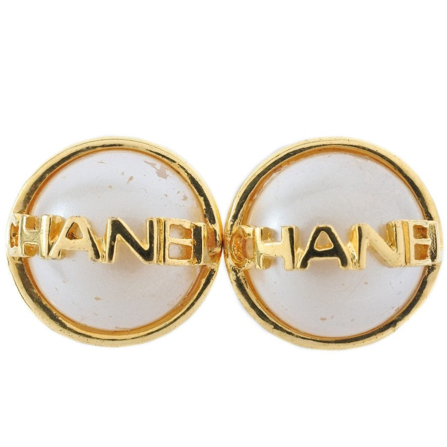 Chanel Chanel Earring G   False Pearl  22.6g  【 Secondary】 Earring in