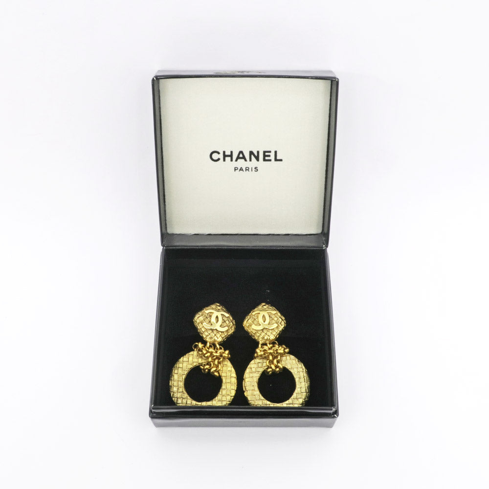 Chanel Hope Earring One Pair Coco CC Mark G Accessories