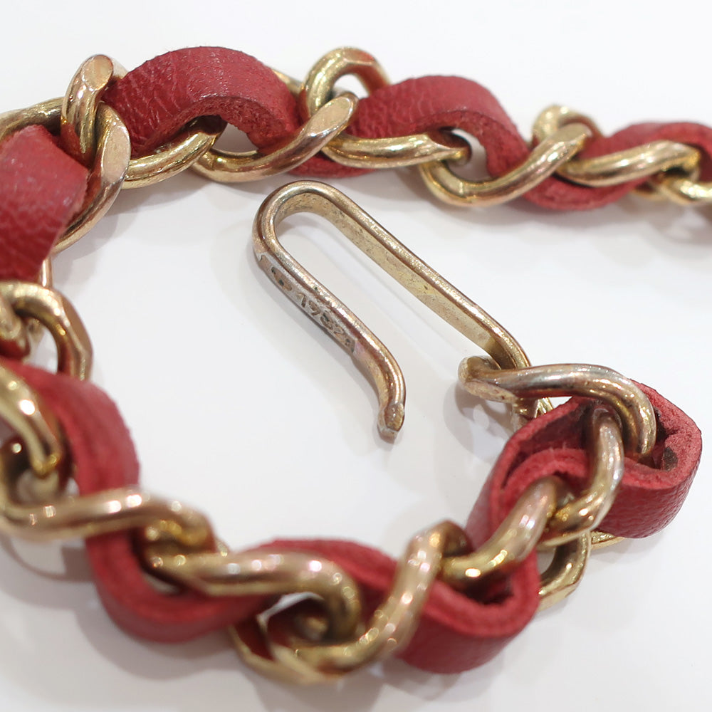 CHANEL Chain Belt CC Mark Coin  Accessories Vintage 1982 approximately 970 cm approximately 1156 g Red/Gen GP Gold  Women  Dress Little Other Console only