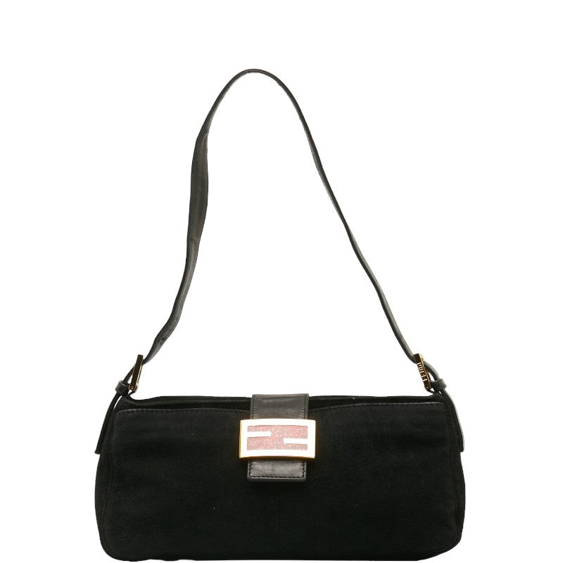 Fendi Manma Bucket Lame Handbag Black Gold   Fendi