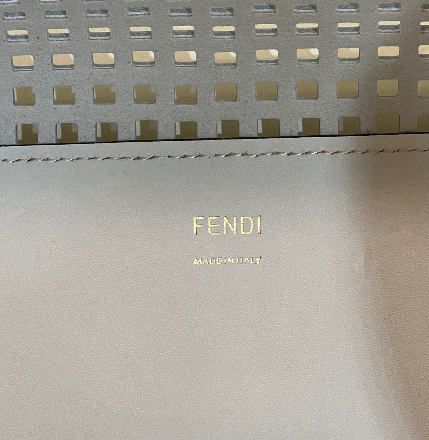 Fendi Fendi Sunshine Medium Two-toned perforated Bag For Woman 37cm/14.5in