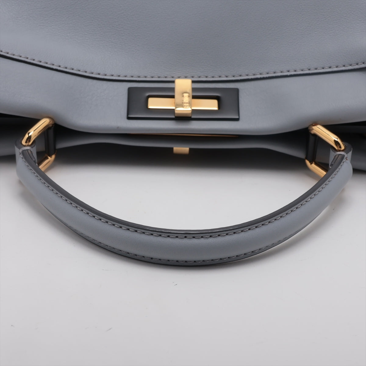 Fendi Peekaboo Regulator 2WAY Handbag Blue 8BN290