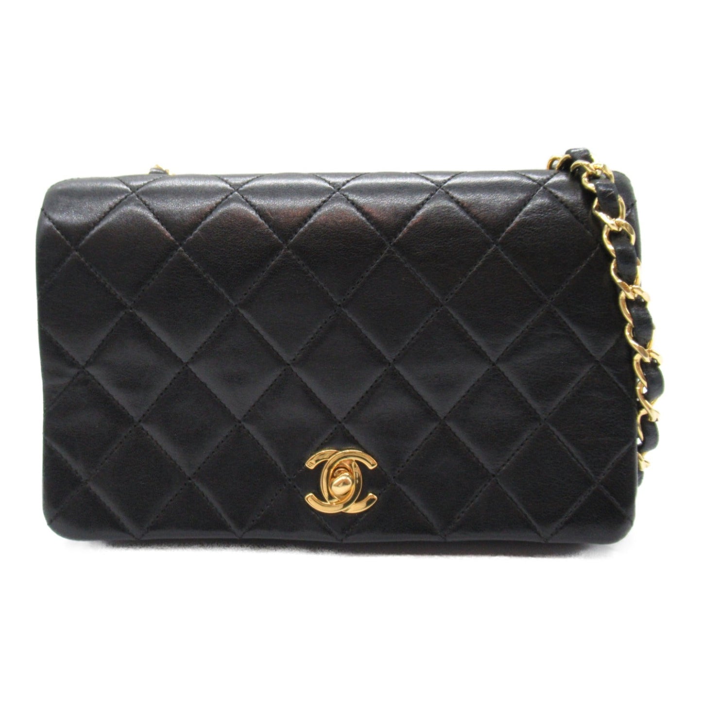 Chanel Mini Matrasse Single Flap Chain Shoulder Bag Shoulder Bag  (Sheep's Leather)  Black