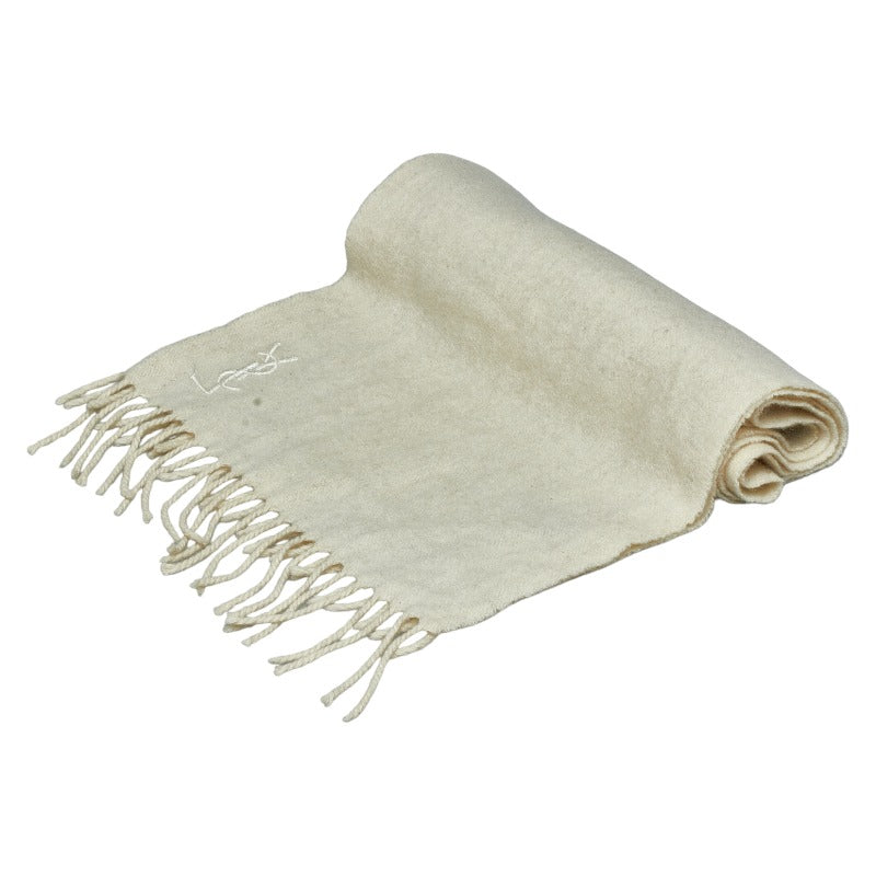 Saint Laurent Scarf in Wool White Ladies