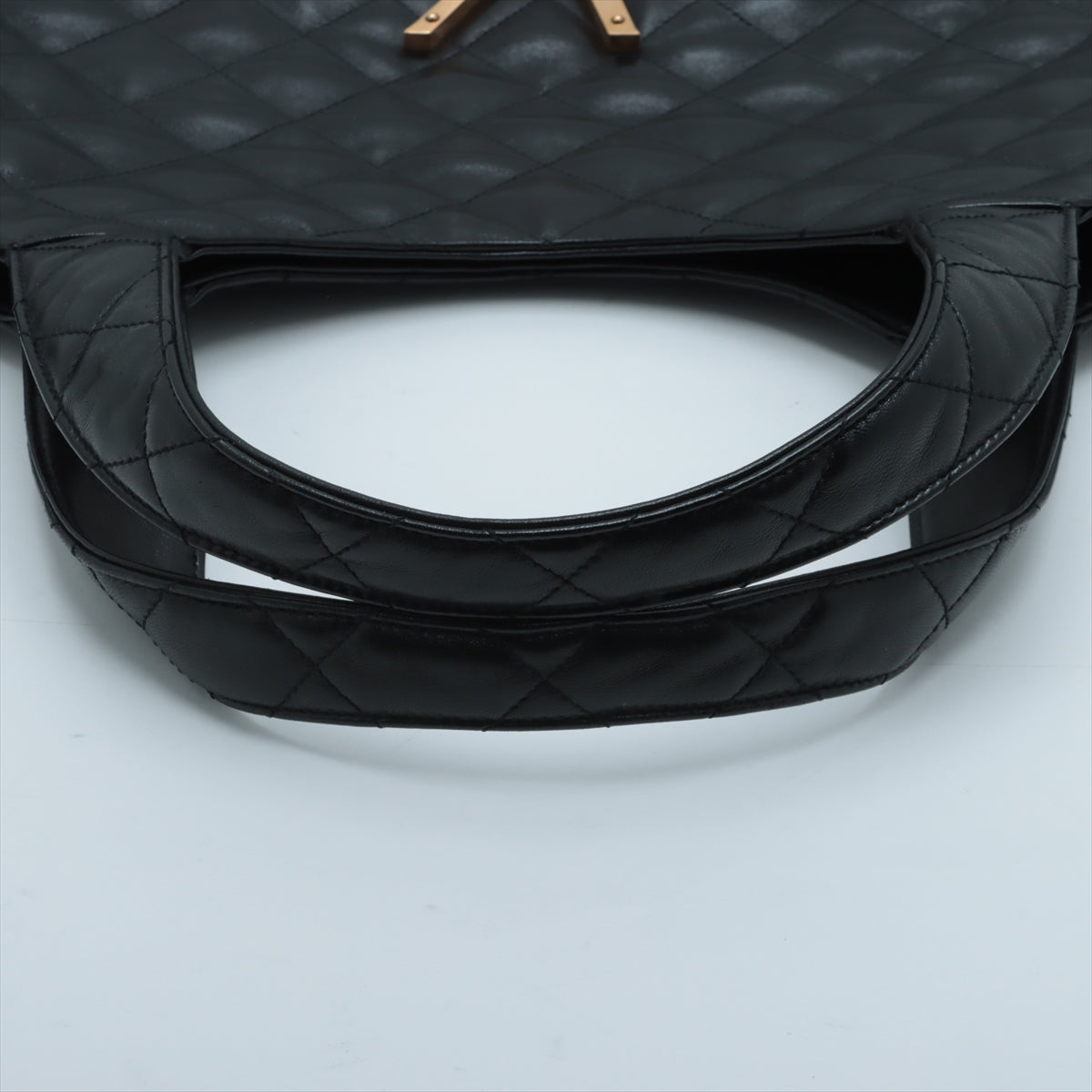 Saint Laurent  Icarus Leather Tote Bag Black 698651