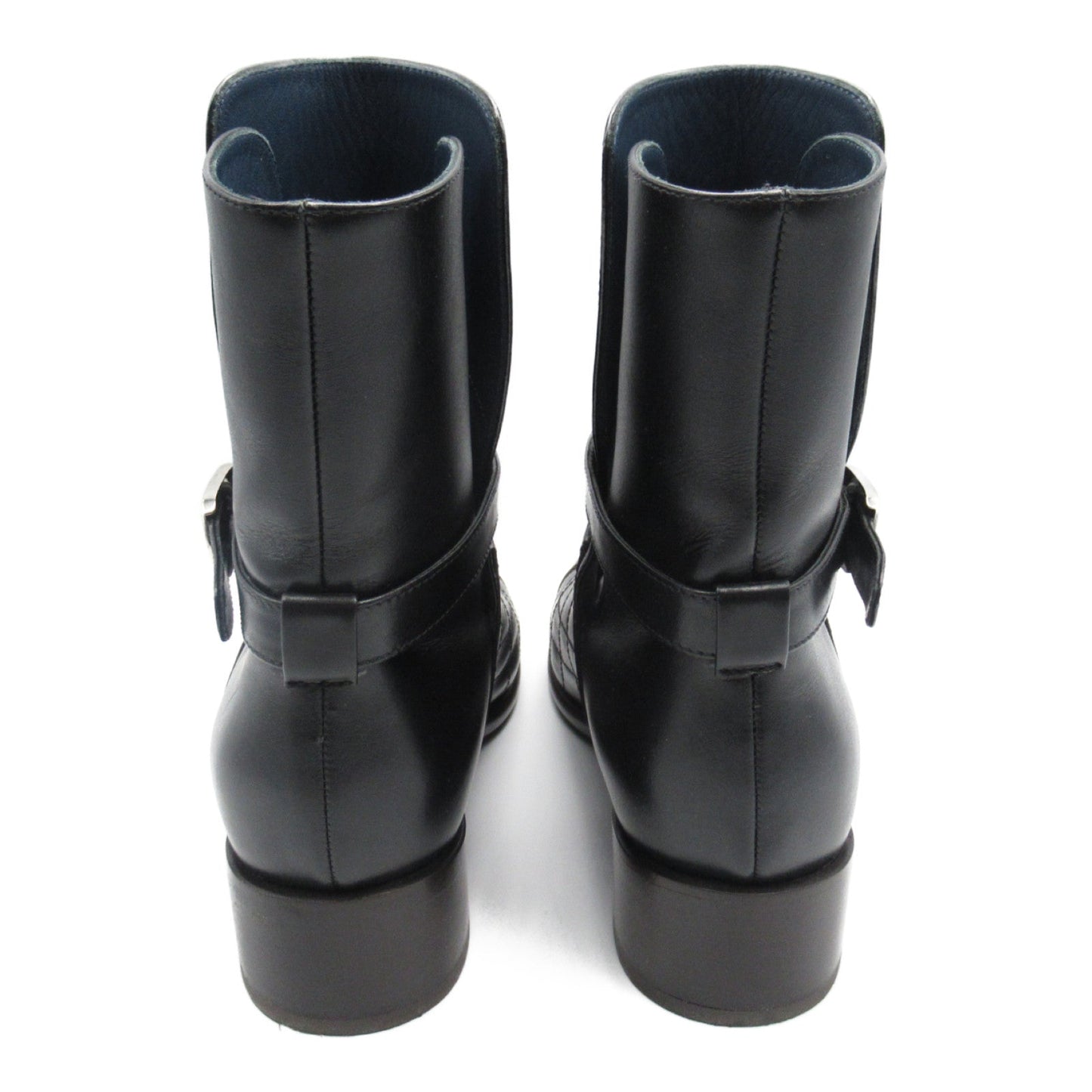 CHANEL CHANEL KILTING BOOTS BLACK G32231