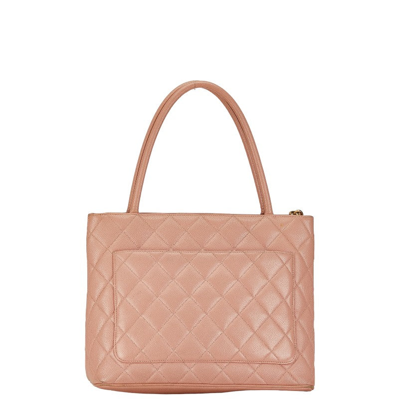 CHANEL MATRASSES DECACOCOMMARK Tote BAG HOLDER BAG ROSE CABIA SKIN CHANEL LADY CHANEL CHANEL