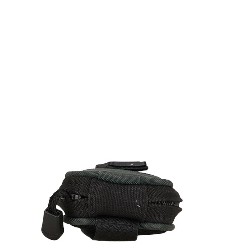 Chanel  Sports Line Armpocket Black Green Canvas Nylon  CHANEL