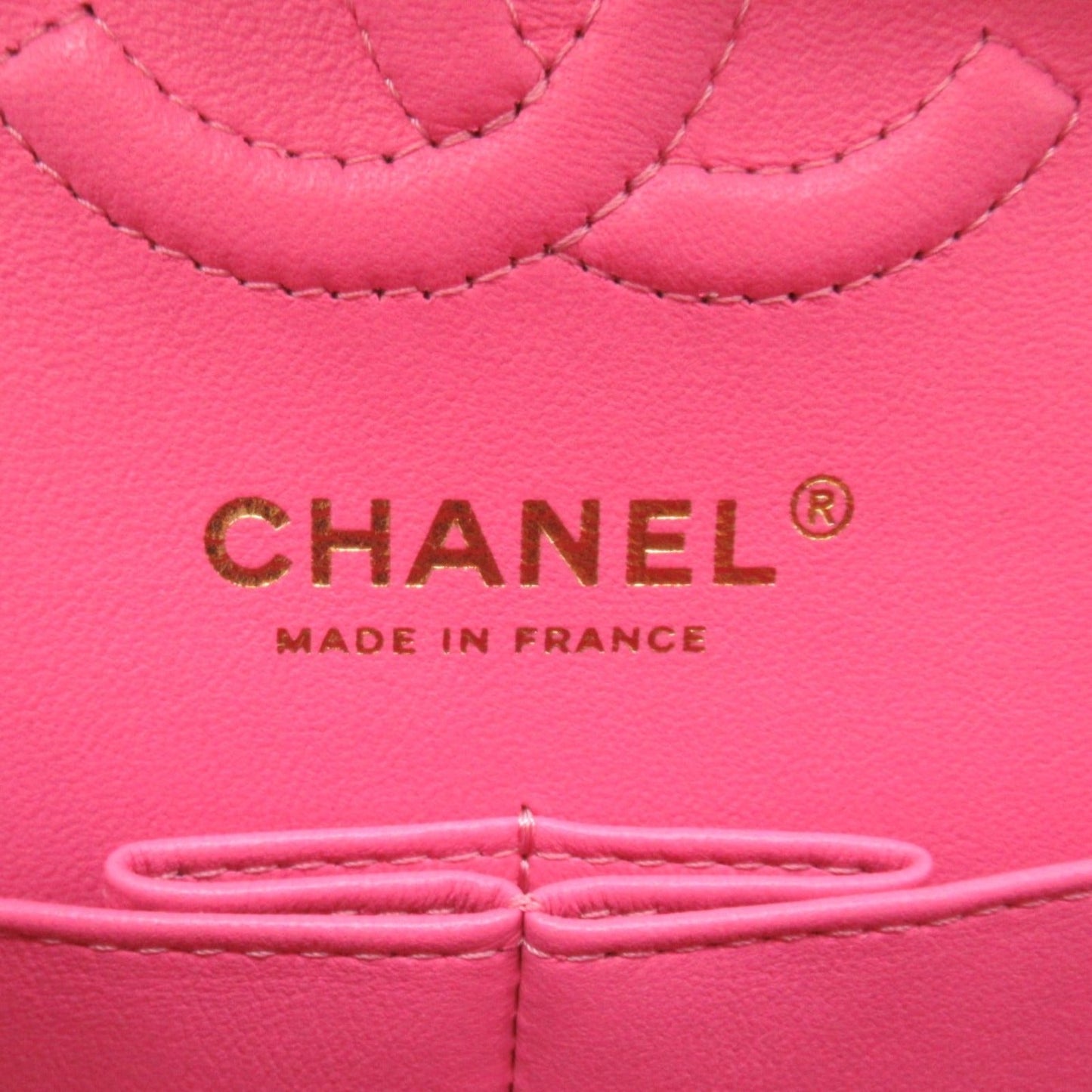 Chanel Double Flap Chain Shoulder Bag Caviar S (Green )  Pink Ladies