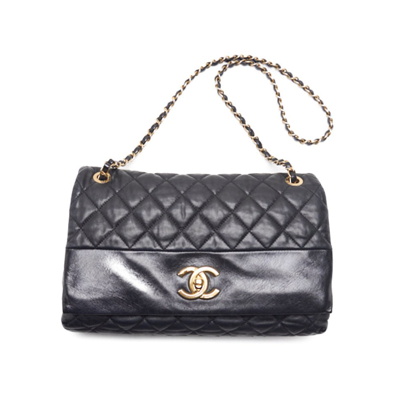 Chanel Matrasse Turn-Lock Single Flap  Black  Shoulder Bag  Shoulder Bag Ladies Hybrid Bag  Delivery Dutch Shark Online