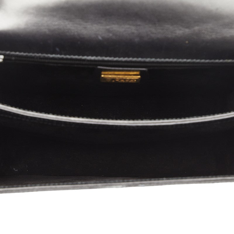 Gucci 96 Turn-Lock Kelly Handbag 000 46 0096 Black Leather  Gucci