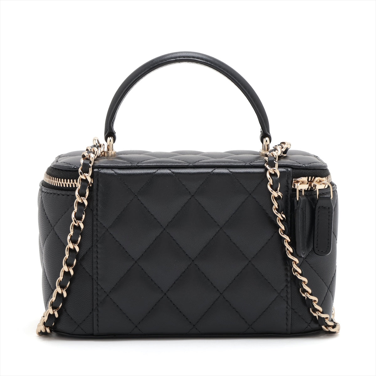 Chanel Matrasse  Chain Shoulder Bag Vanity Black G  31st