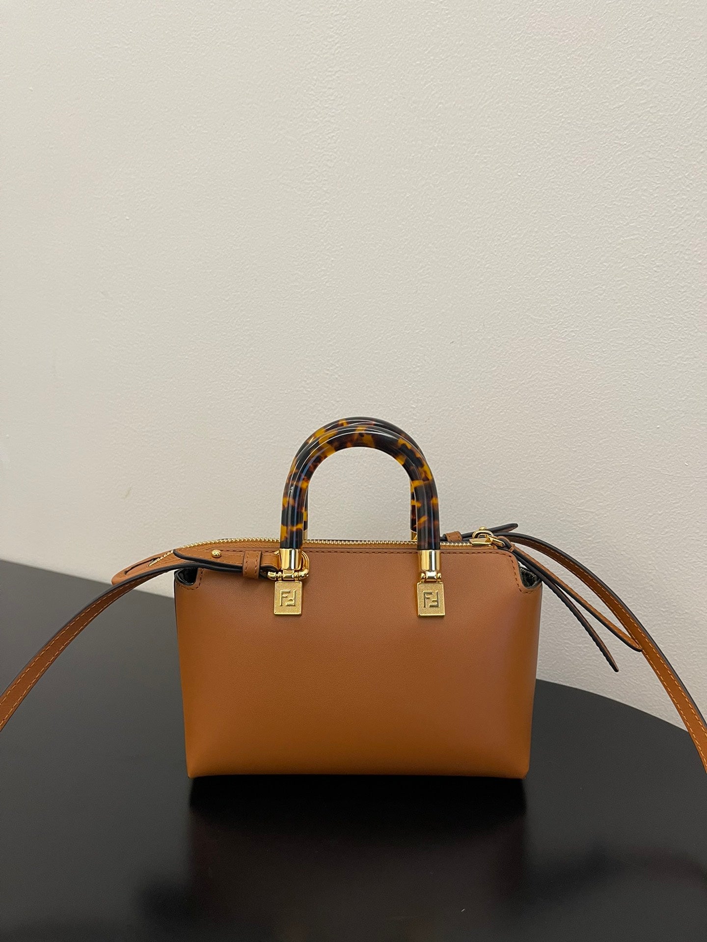 Fendi By The Way Brown Mini Bag For Woman 17cm/6.5in