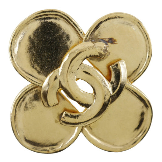 Chanel CHANEL Clover Brooch G   1996 96P  28.8g Clover