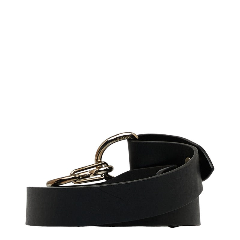 Fendi Belt 90/36 Black Leather Men Fendi