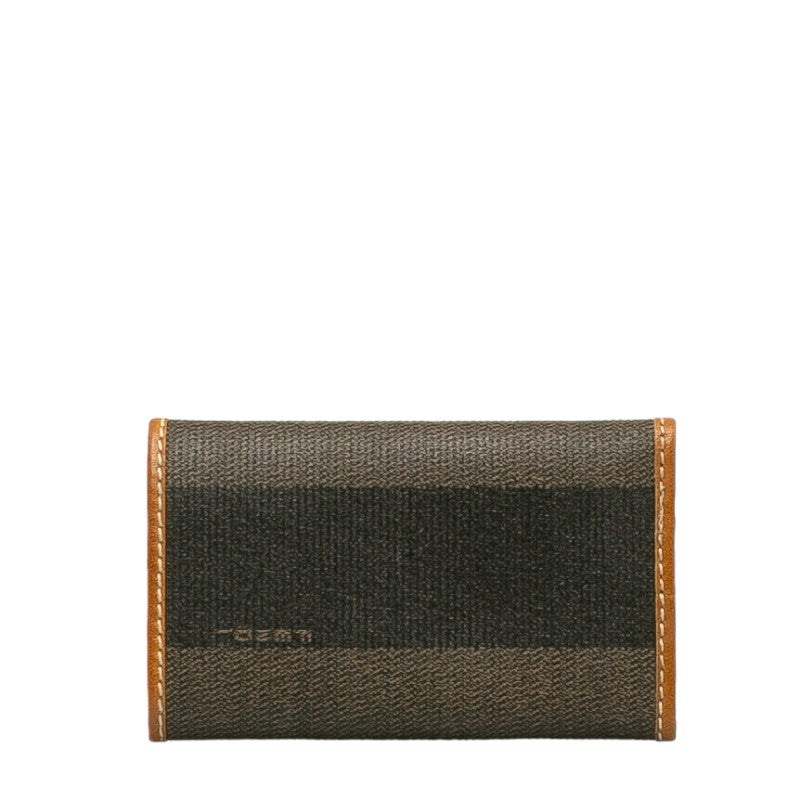 FENDI FENDI PECAN 10163 Keycase LEADER BLACK BRUN SHOP