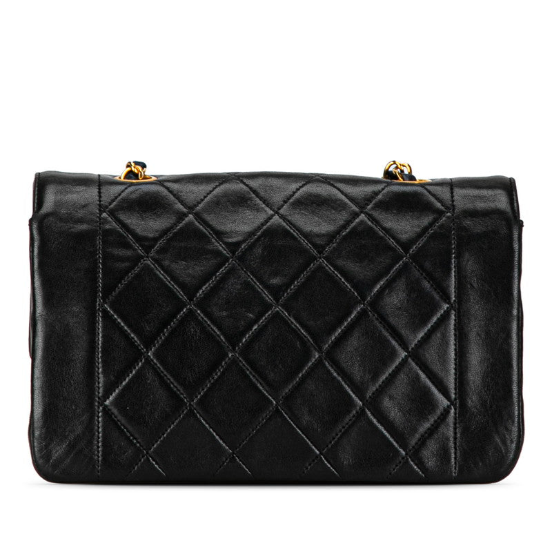 Chanel Mattrase 23 Diana Chain Shoulder Bag Black G   Chanel