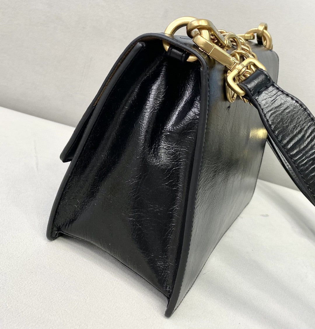 Fendi Kan U Small Black Bag For Woman 25cm/9.5in