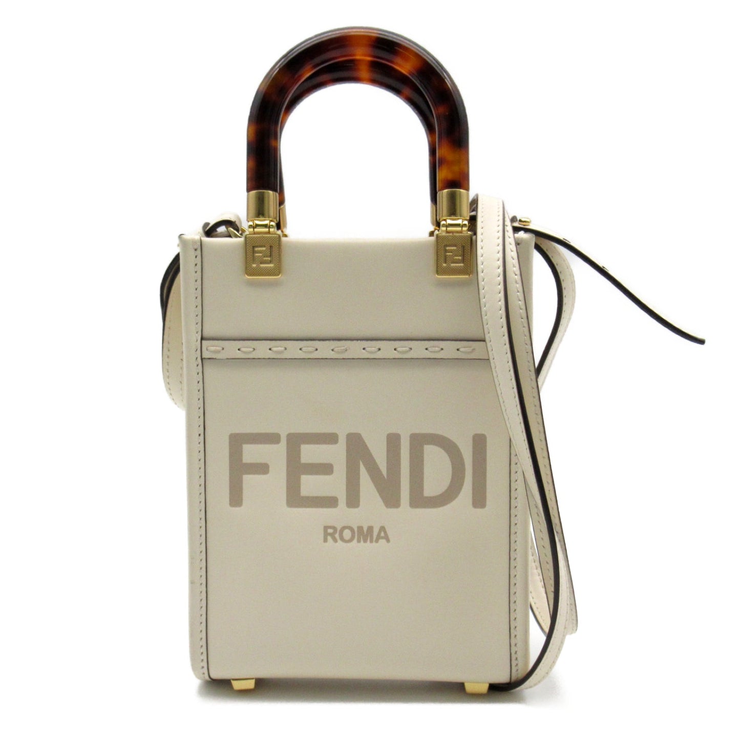 Fendi Fendi Sunshine  Mini Shoulder Bag Shoulder Bag  White 8BS051