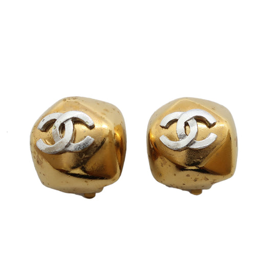 Chanel Earring Coco Silver  G 1x Accessoires Fashion  Women Smaller Earrings