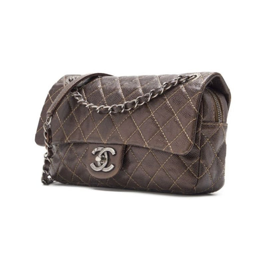 CHANEL CHANEL Matrasse Chain Shoulder Caviar S Brown (Silver G ) Shoulder Bag Mini Shoulder Bag  Shoulder Bag Hybrid 【 Ship】 Honeymoon Online