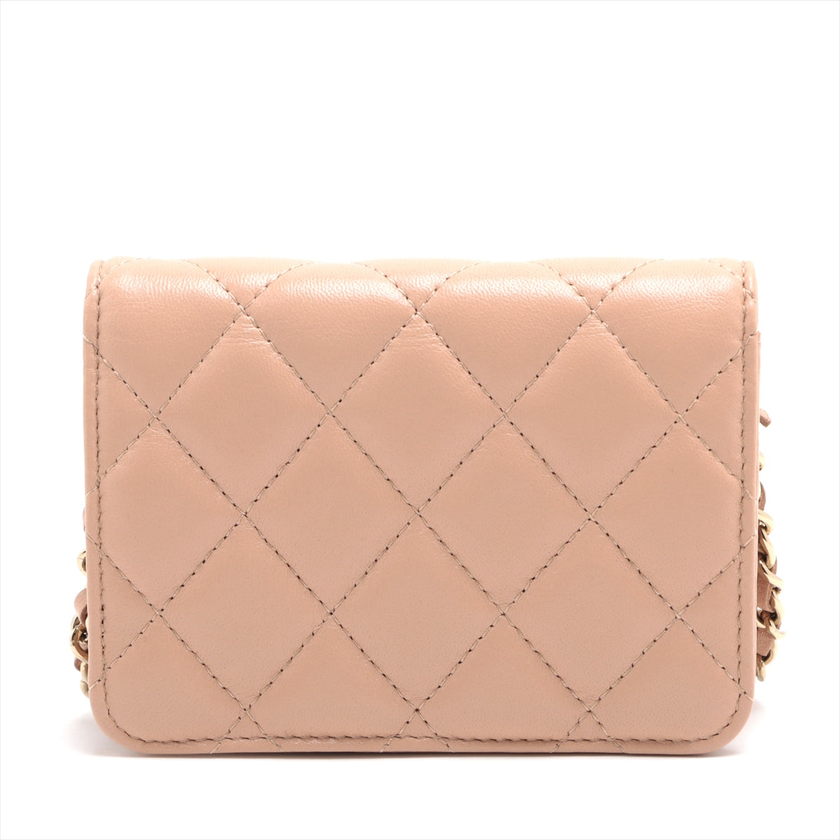 Chanel Mini Matrasse  Chain Shoulder Bag Beige G  32rd