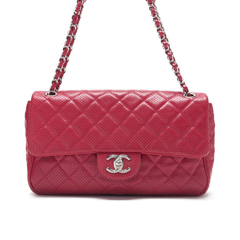 Chanel Matrasse Single Flap Chain Shoulder  Glass Red (Silver G ) Shoulder Bag  Bag Ladies Bag Hybrid 【 Ship】 Ladies Online