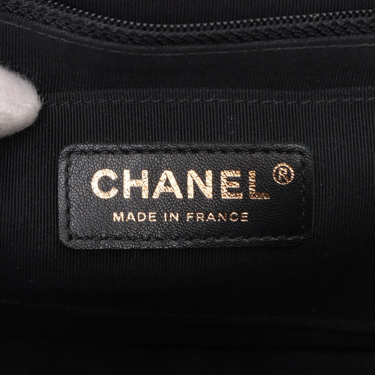 Chanel V Stitch  Single Flap Double Chain Bag Black G